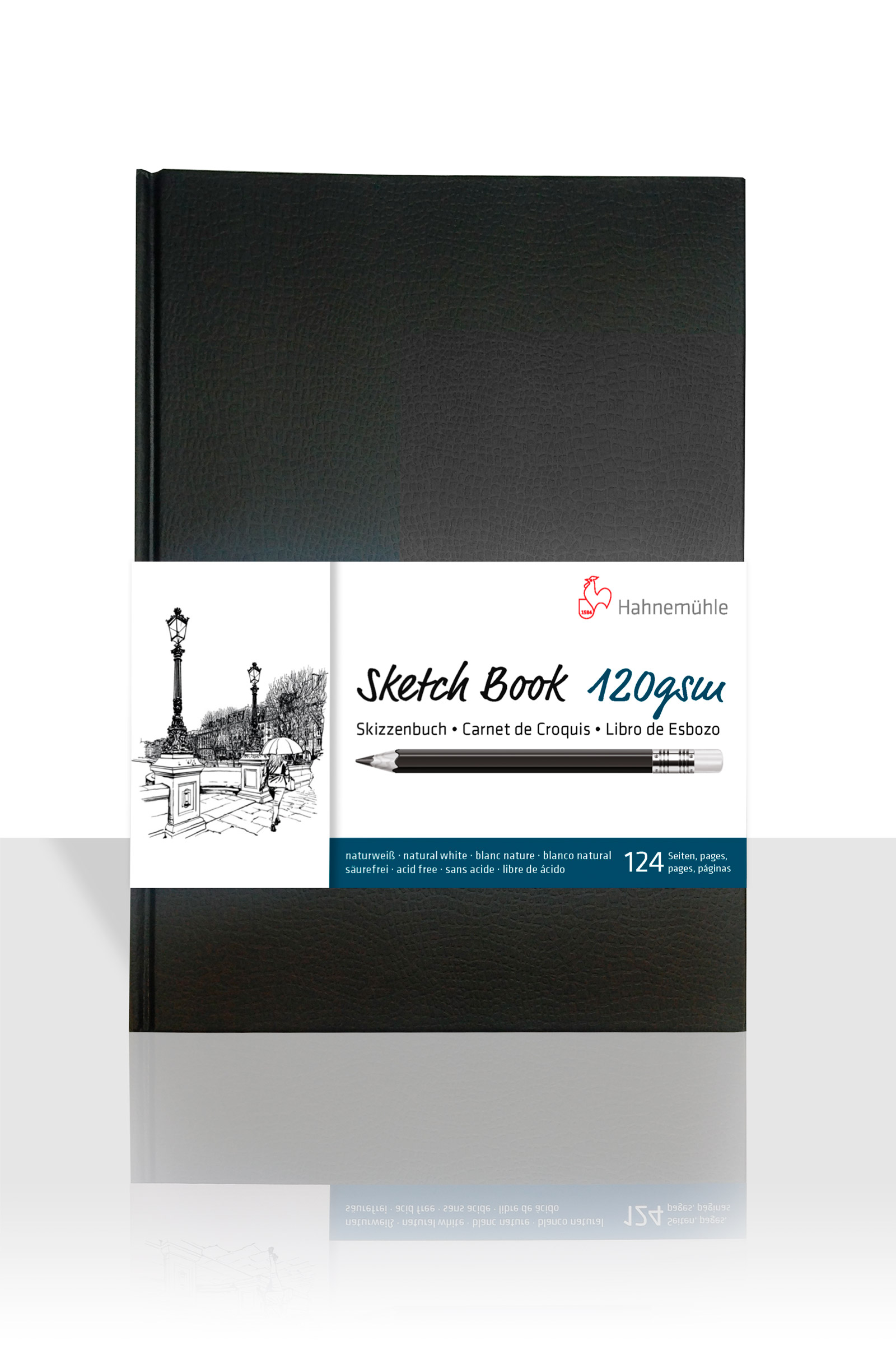 Hahnemuhle Sketch Book (Black Cover, A3, 64 Sheets) 10628354 B&H