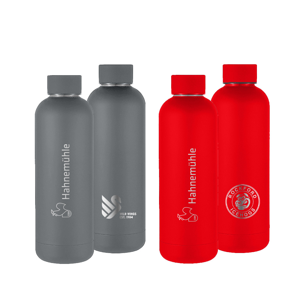 Hahnemühle Bottle with iconic logo prints